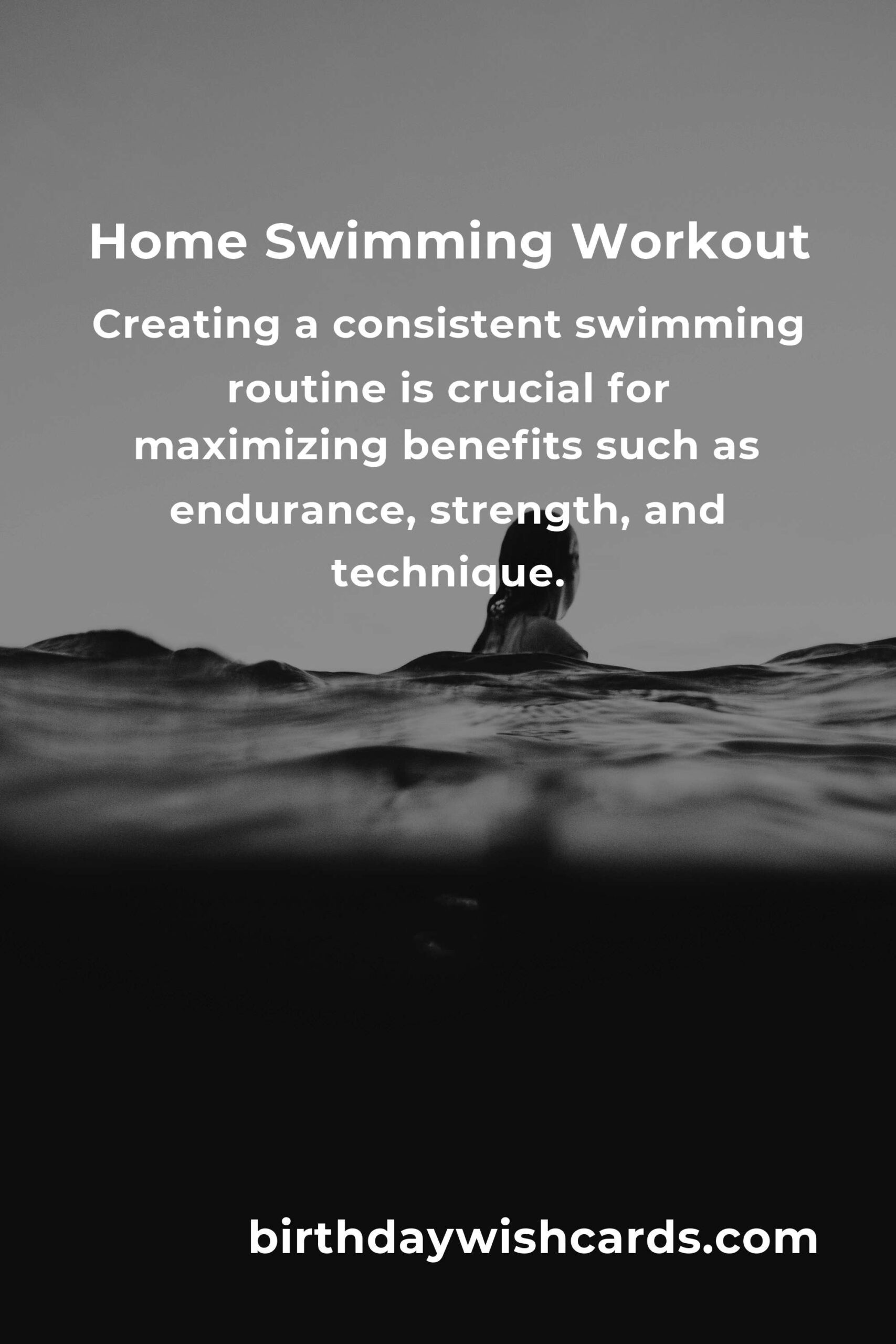 Effective Home Swimming Routine for Young Adults