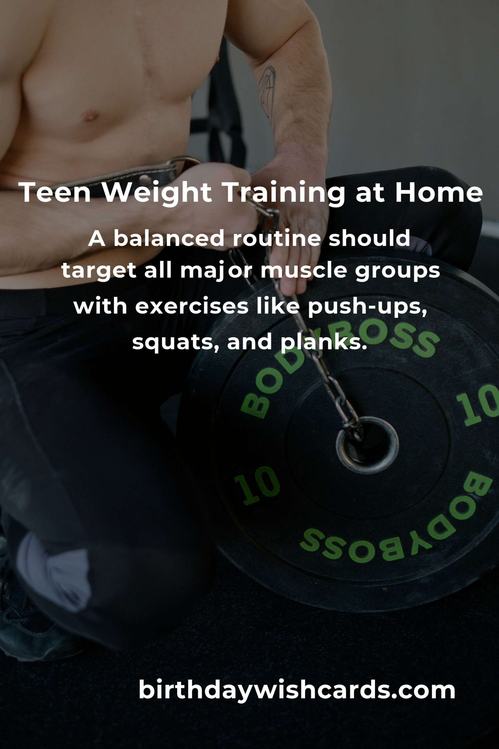 Effective Home Weight Training Routine for Teens