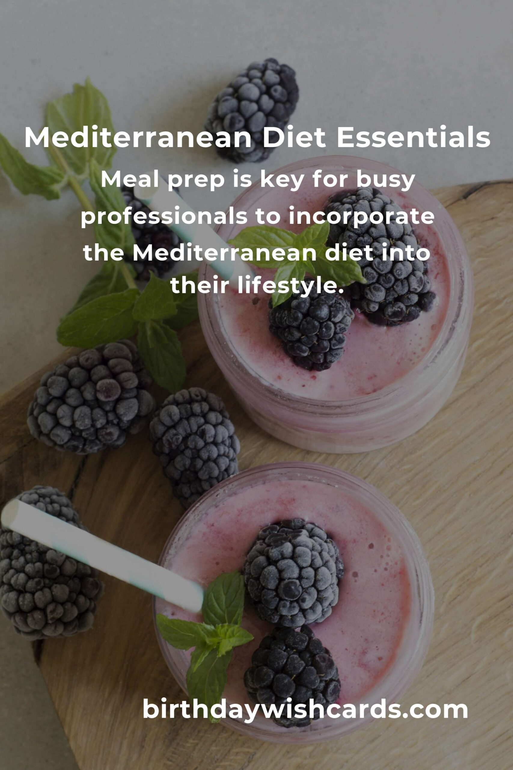 Healthy Mediterranean Diet for Busy Professionals
