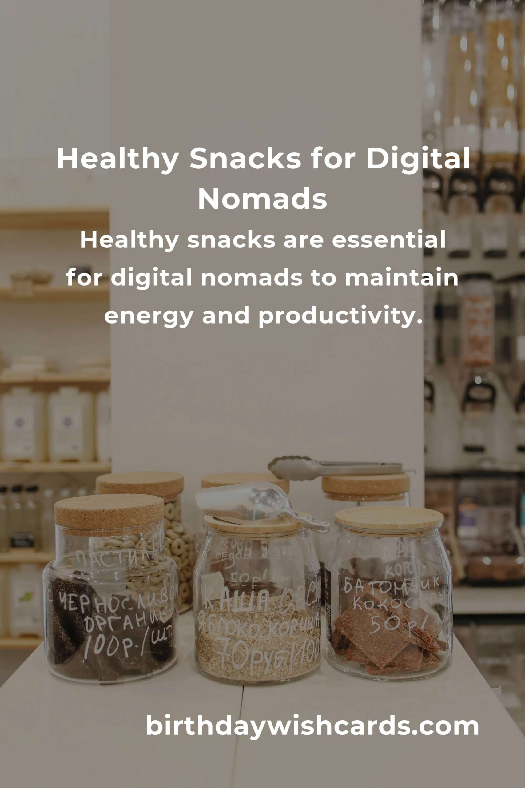 Healthy Snacks for Digital Nomads: Fuel Your Productivity on the Go