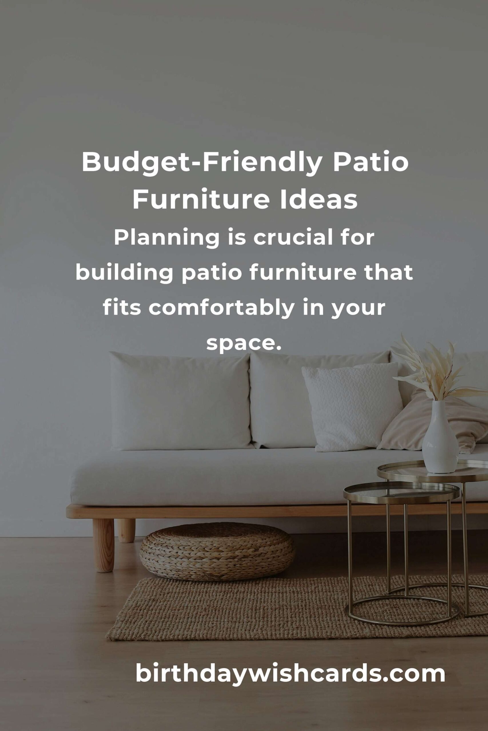 How to Build Budget-Friendly Patio Furniture in Jerusalem