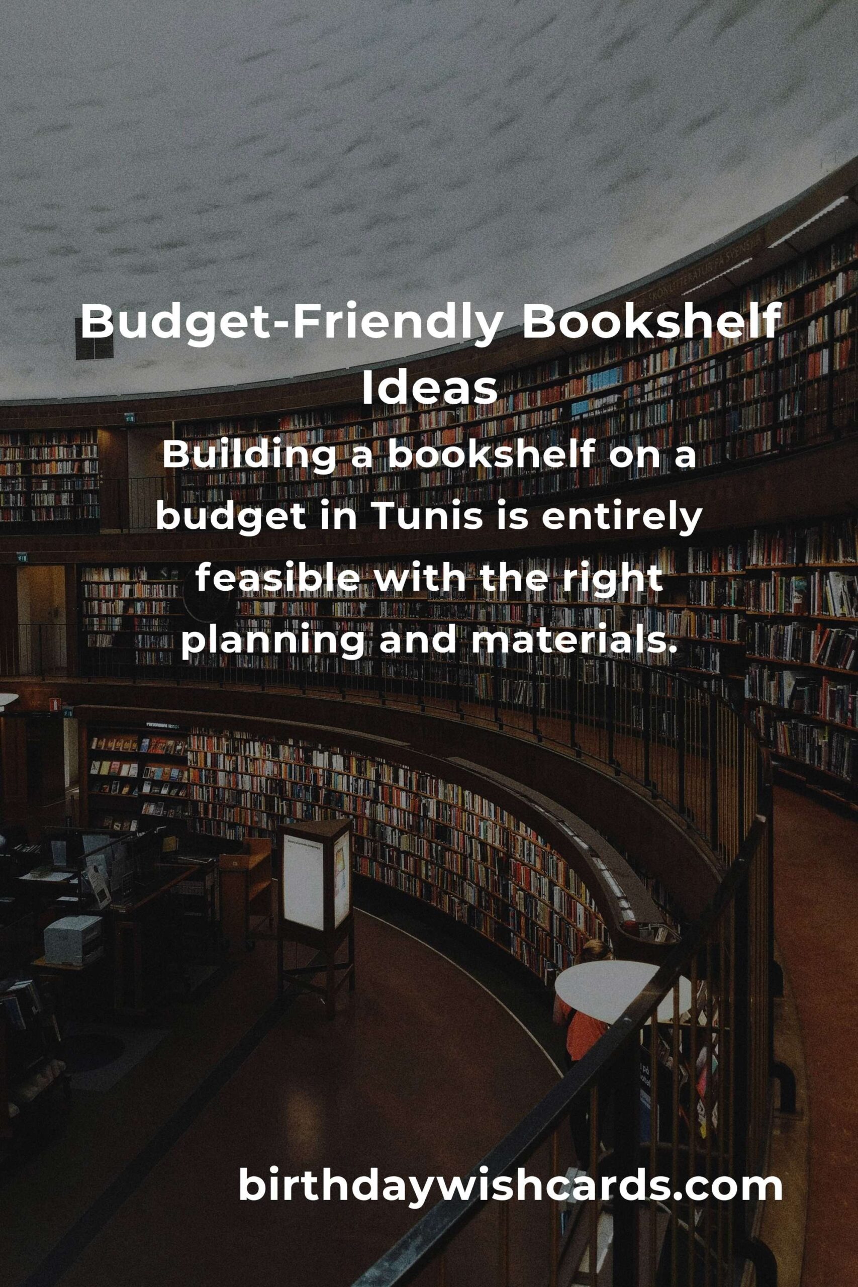 How to Build a Budget-Friendly Bookshelf in Tunis