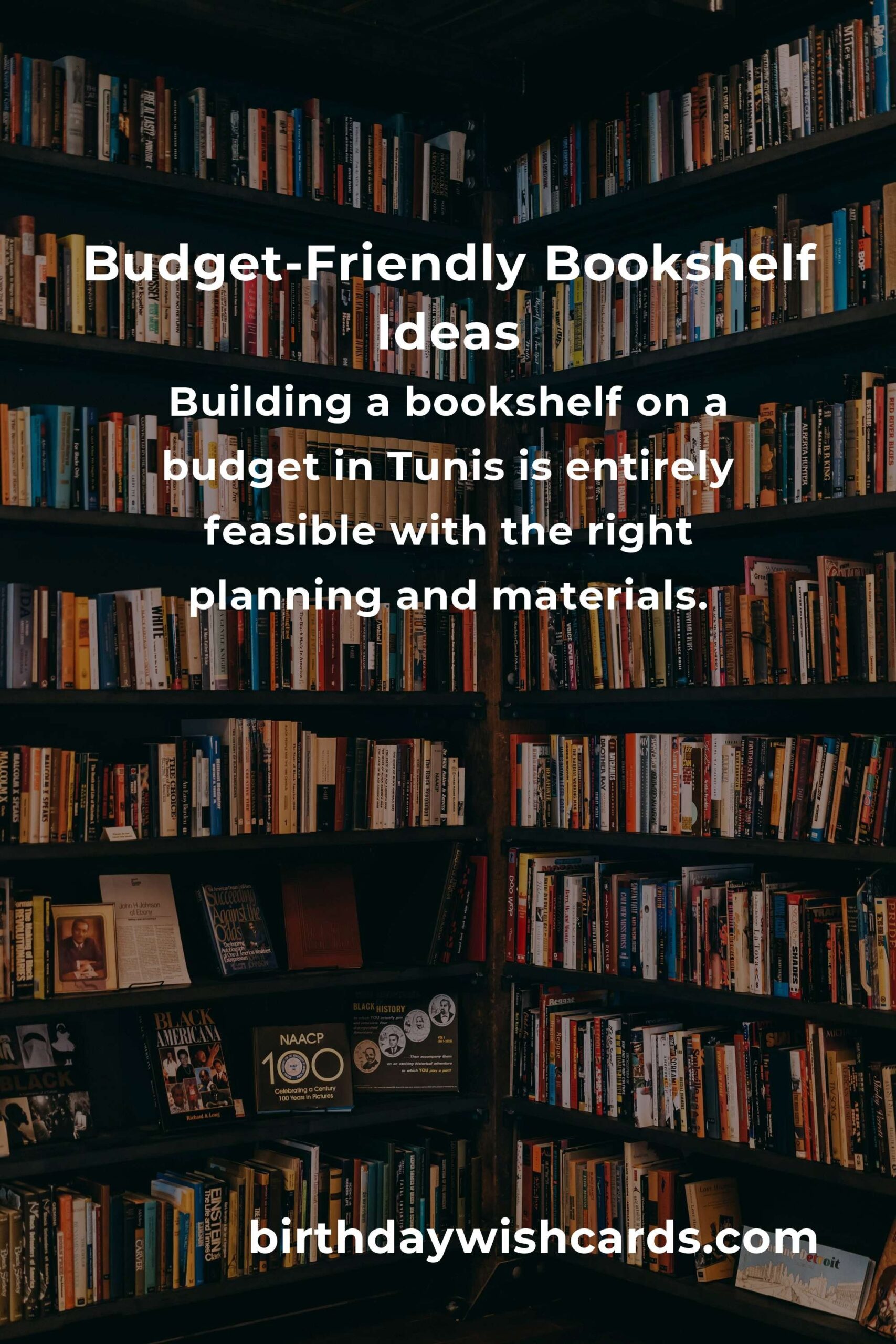 How to Build a Budget-Friendly Bookshelf in Tunis