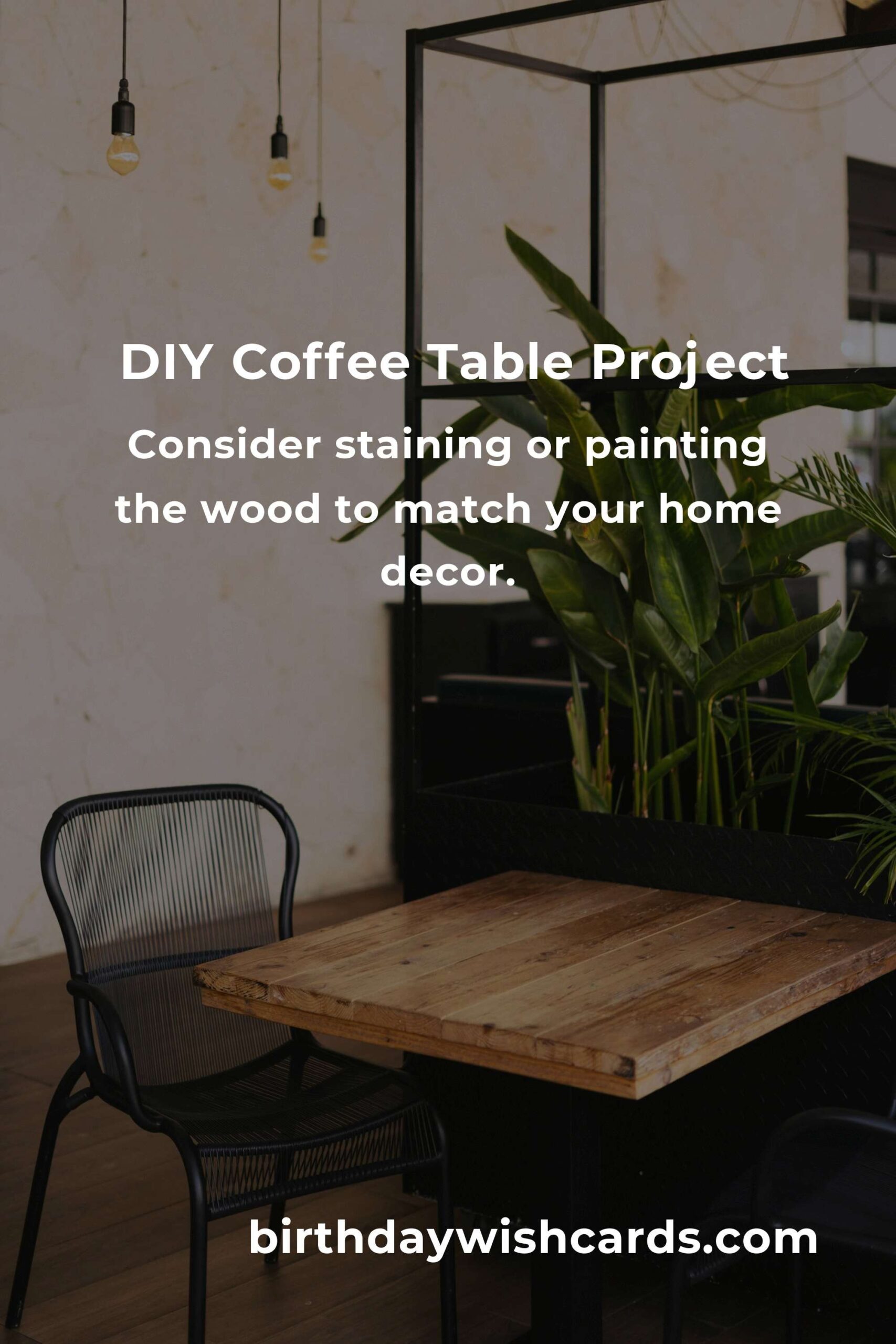 How to Build a Coffee Table on a Budget in Bogota