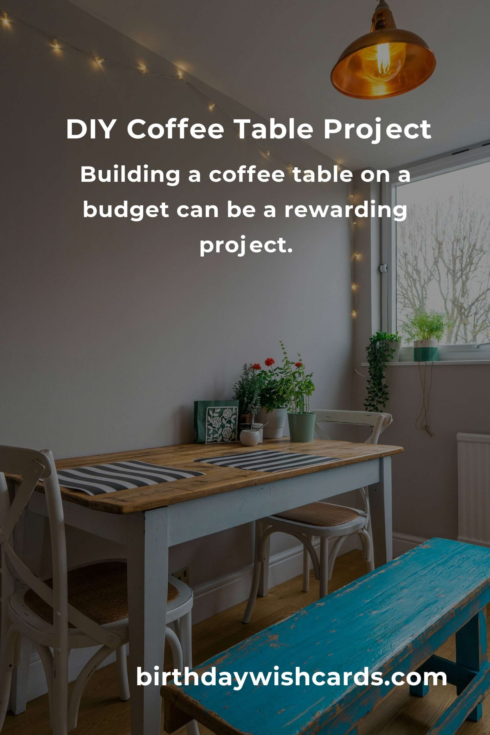 How to Build a Coffee Table on a Budget in Bogota