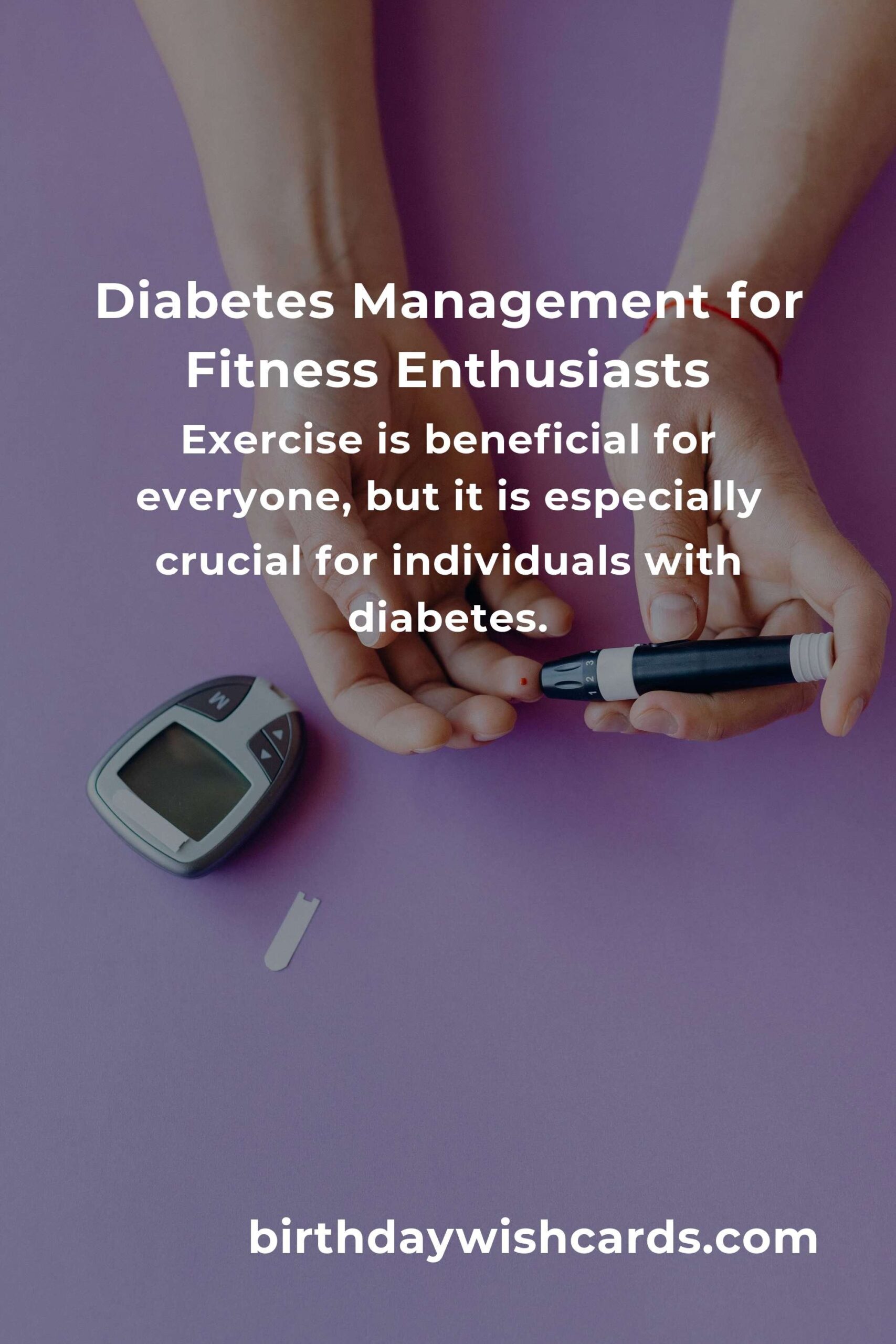 How to Improve Diabetes Management for Fitness Enthusiasts