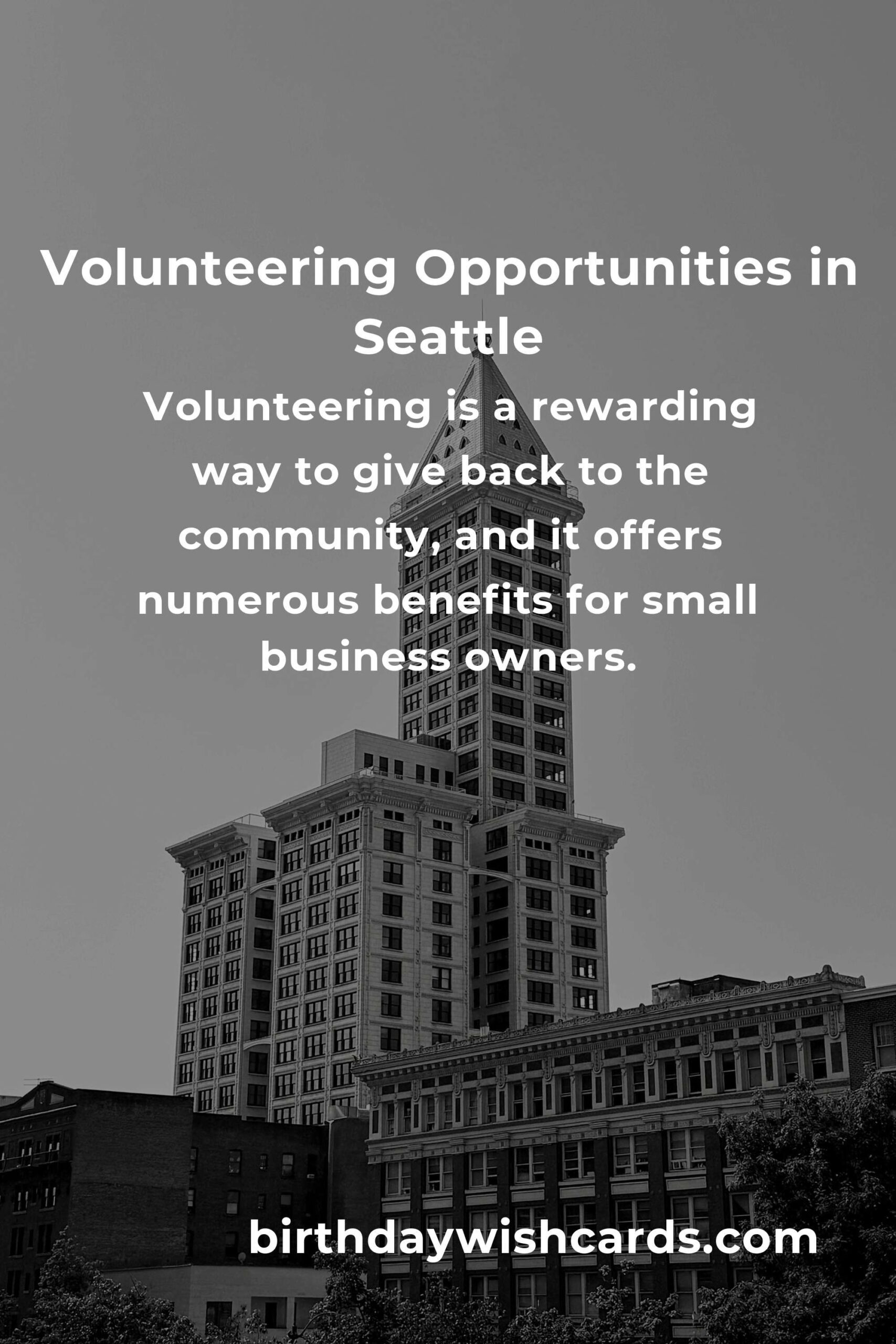 How to Start Volunteering in Seattle: A Guide for Small Business Owners