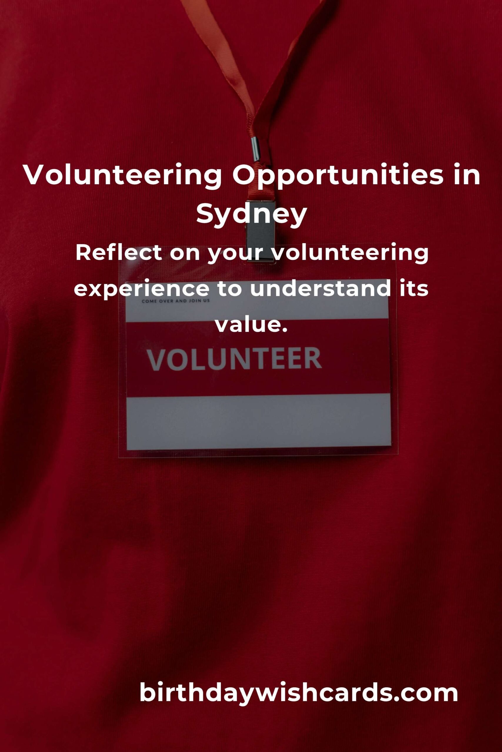How to Start Volunteering in Sydney: A Comprehensive Guide for Young Adults