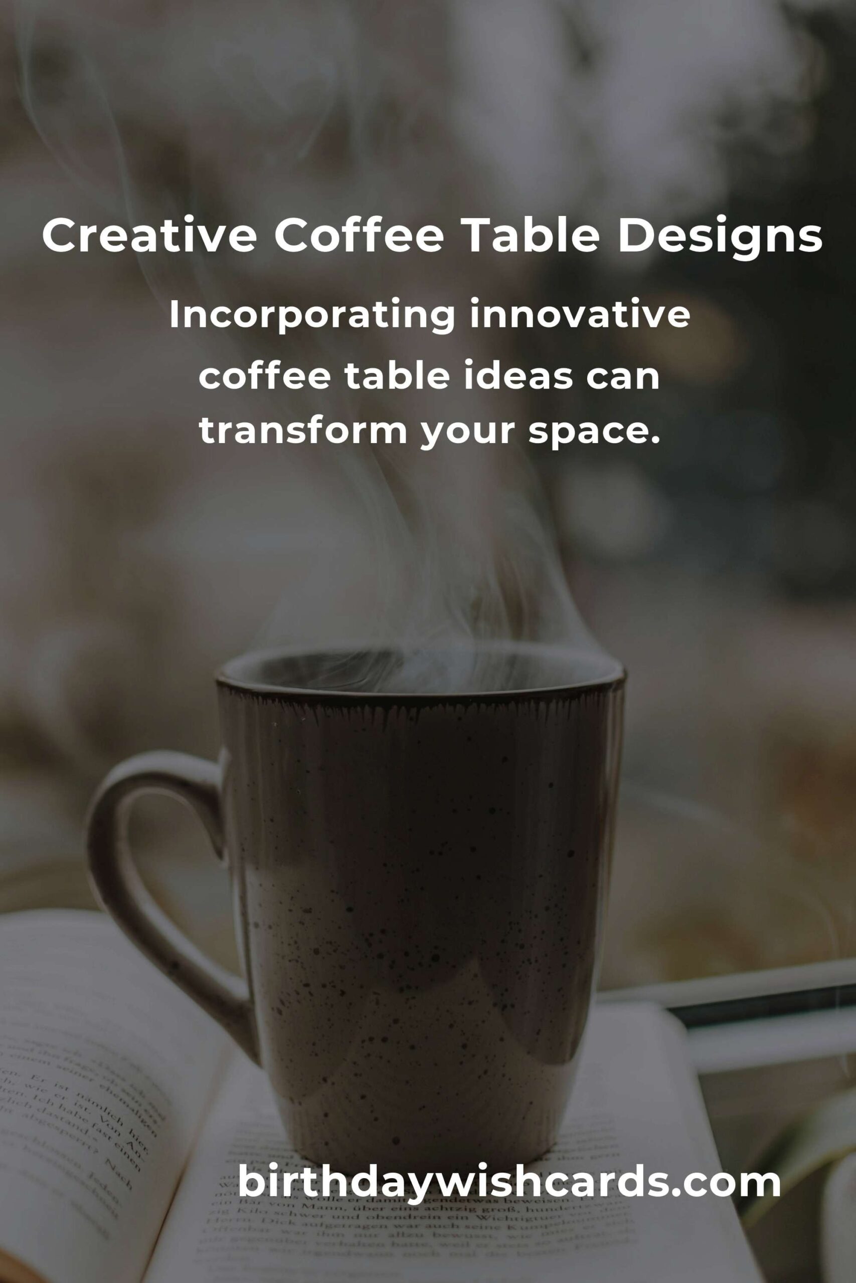 Innovative Coffee Table Ideas for Small Business Owners