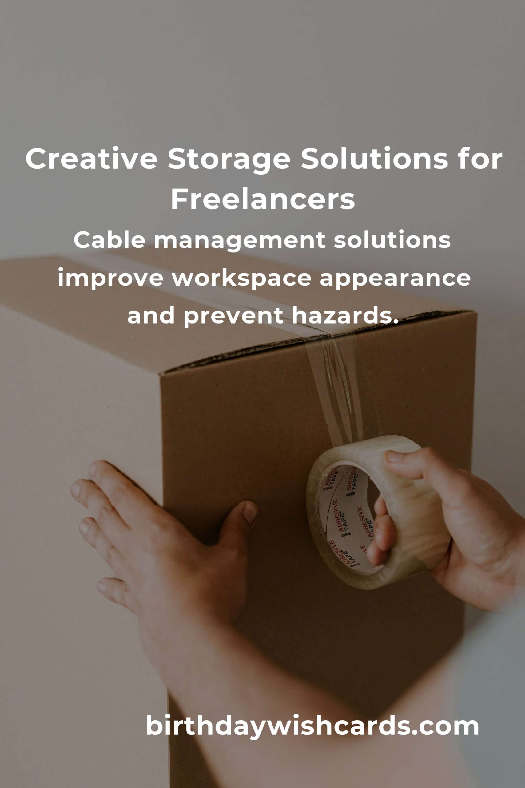 Innovative Storage Solutions for Freelancers to Enhance Productivity
