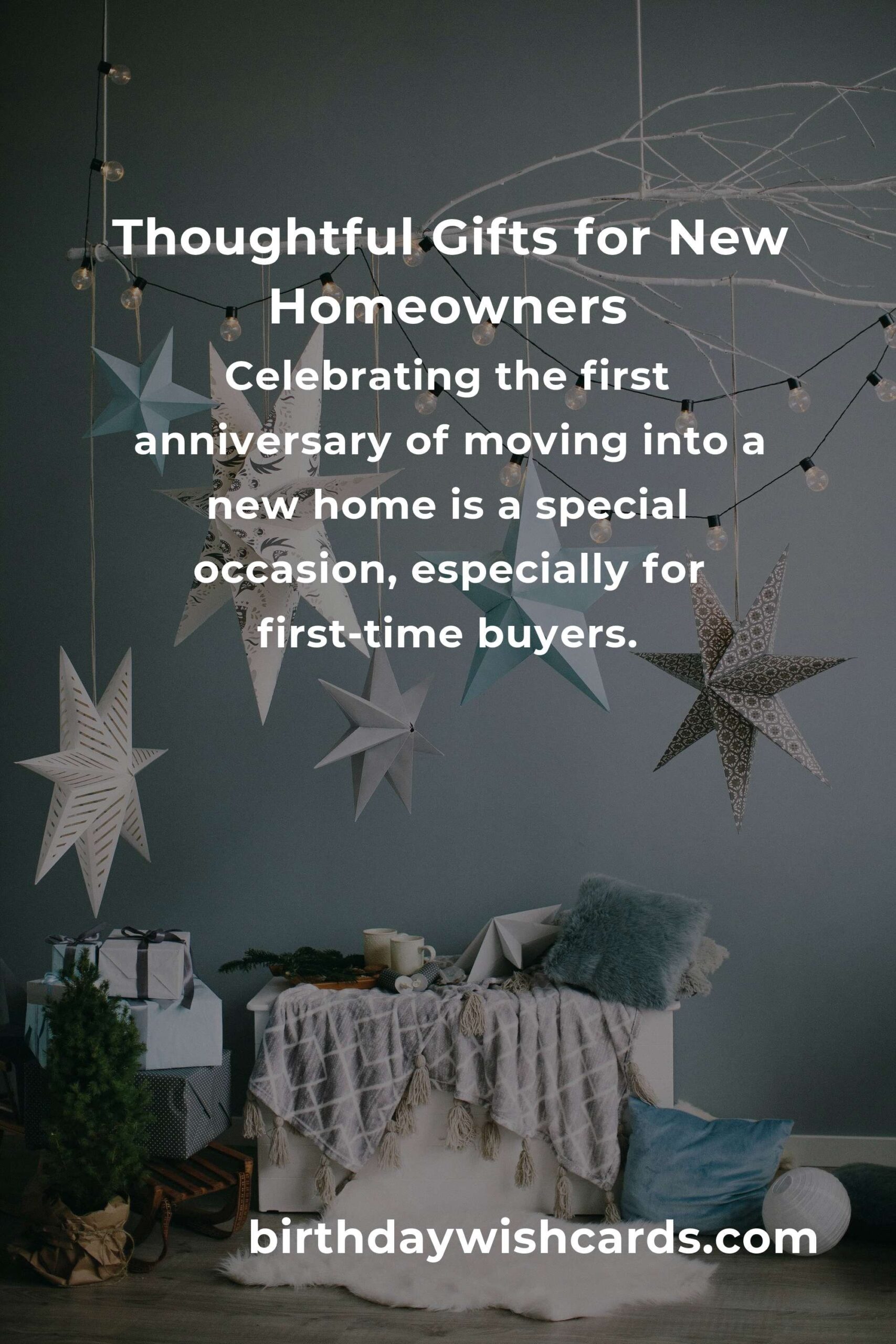 Perfect Moving Anniversary Gifts for First-Time Buyers