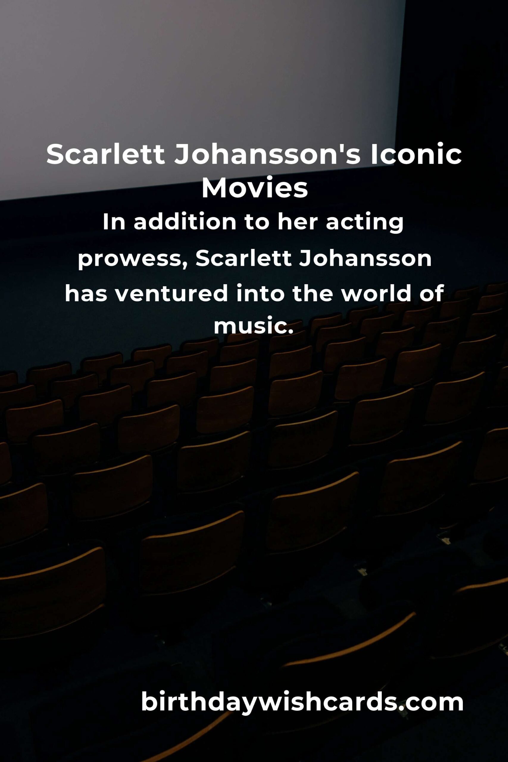 Scarlett Johansson's Birthday: Celebrate with Her Best Movies and Songs