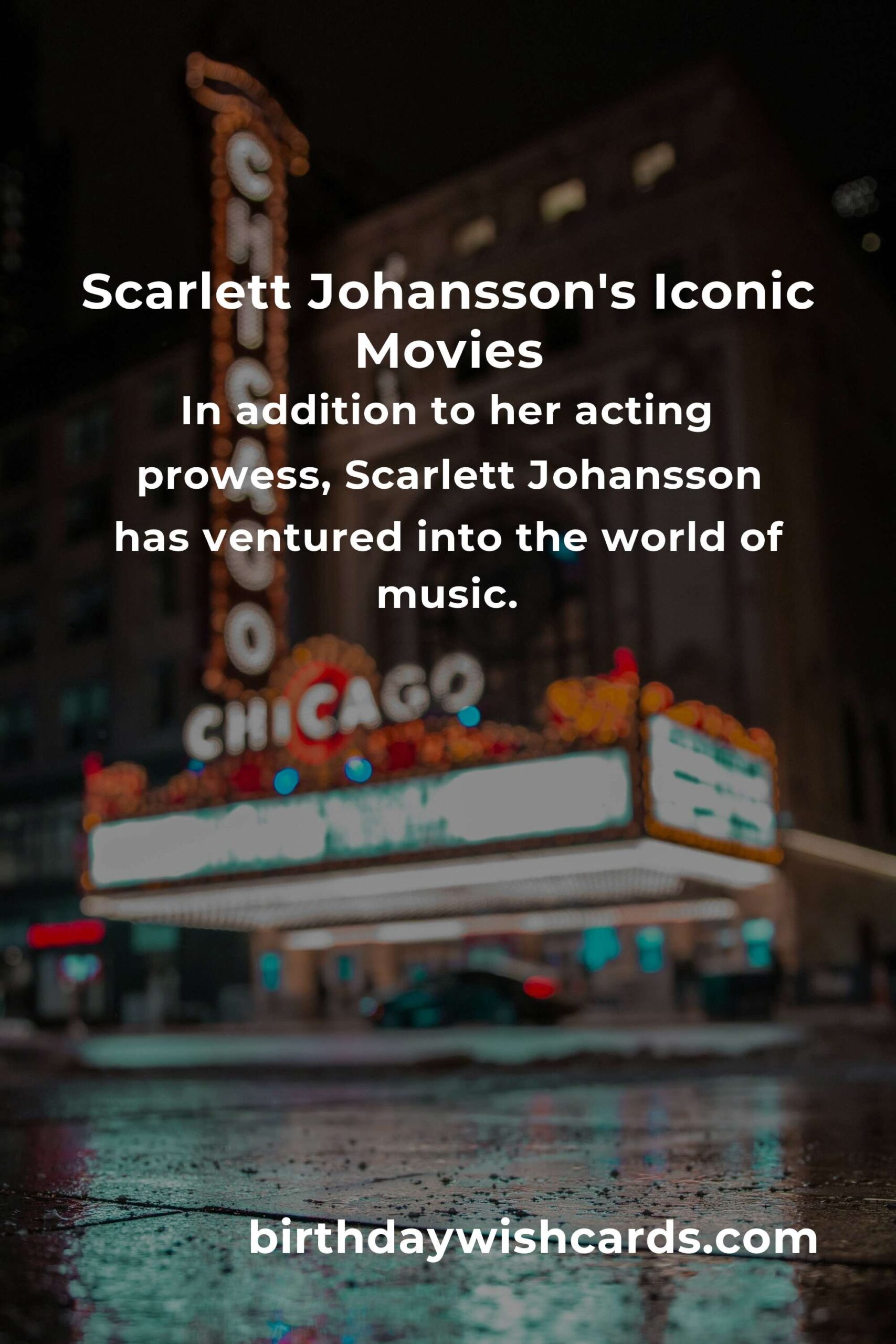 Scarlett Johansson's Birthday: Celebrate with Her Best Movies and Songs