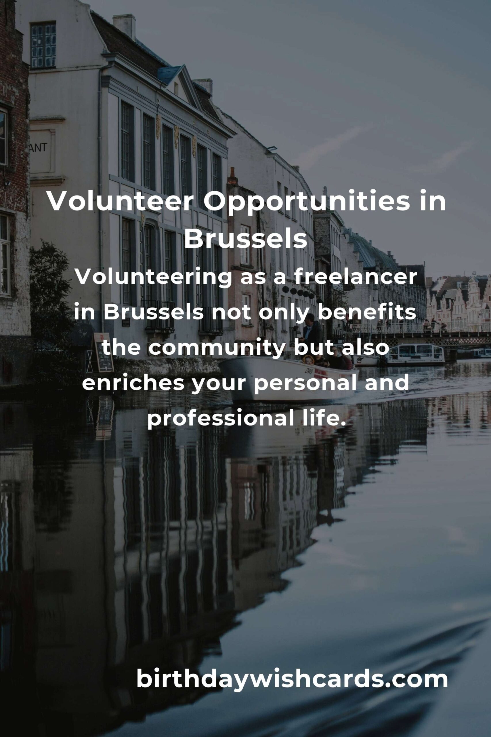Top Volunteer Opportunities for Freelancers in Brussels