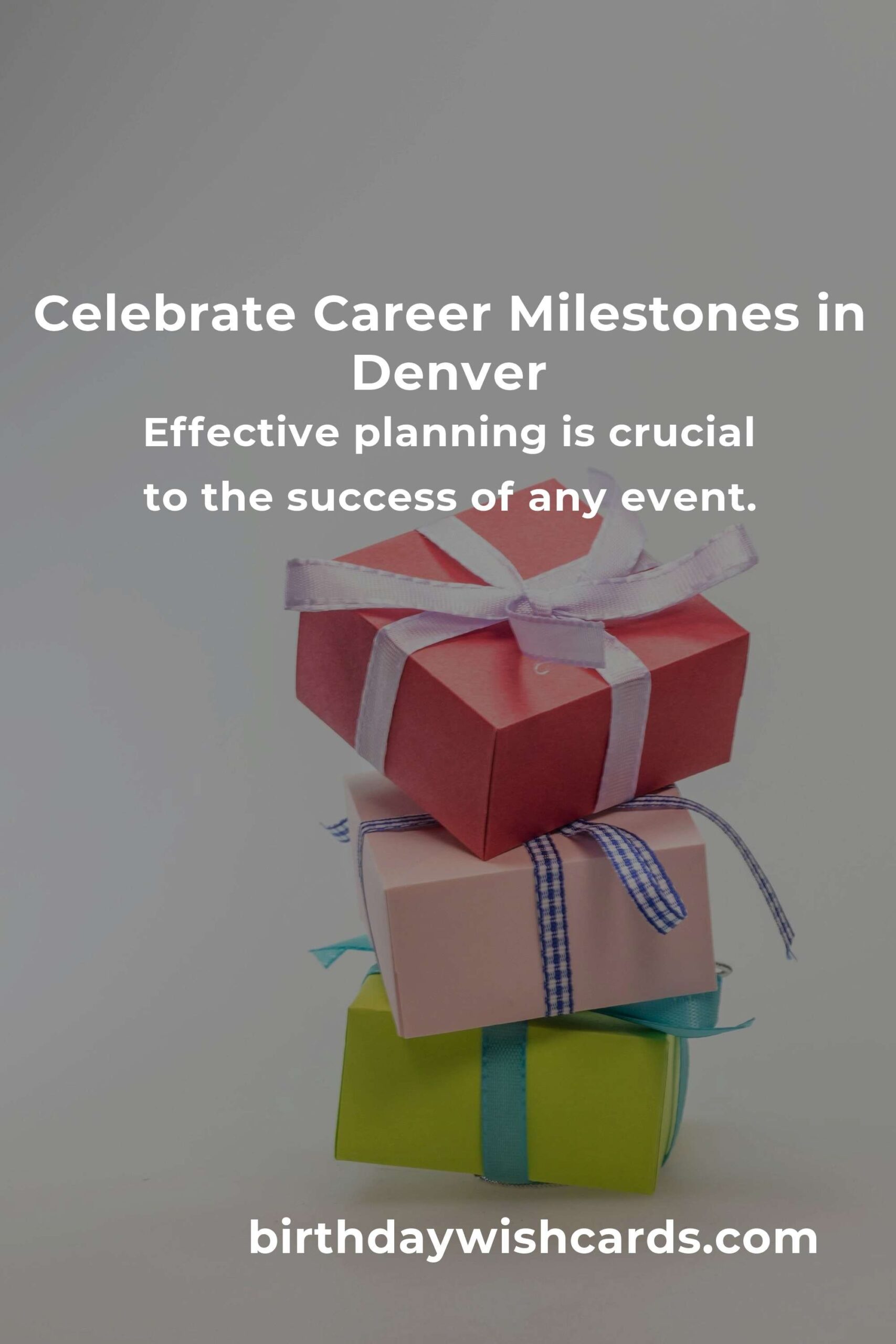 Ultimate Career Anniversary Planning Guide in Denver