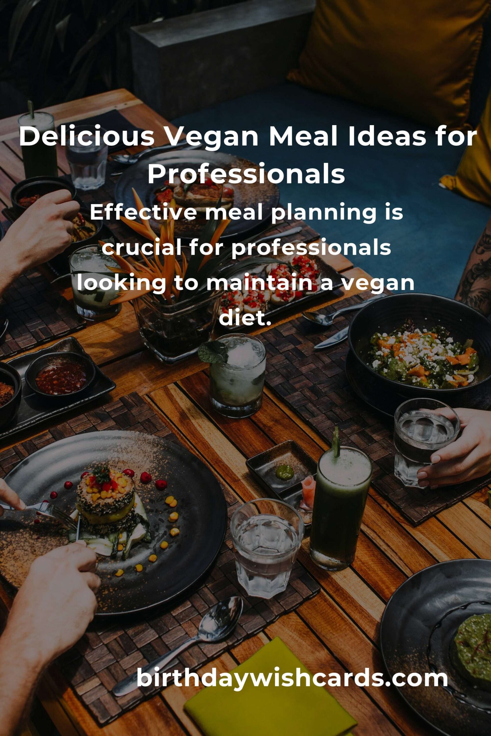 Vegan Meals for Professionals: A Comprehensive Guide to Eating Healthy at Work