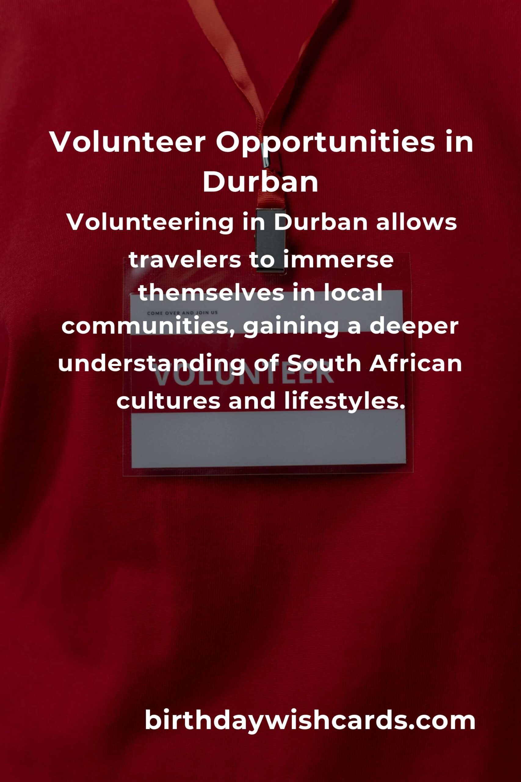 Volunteer Opportunities for Budget Travelers in Durban