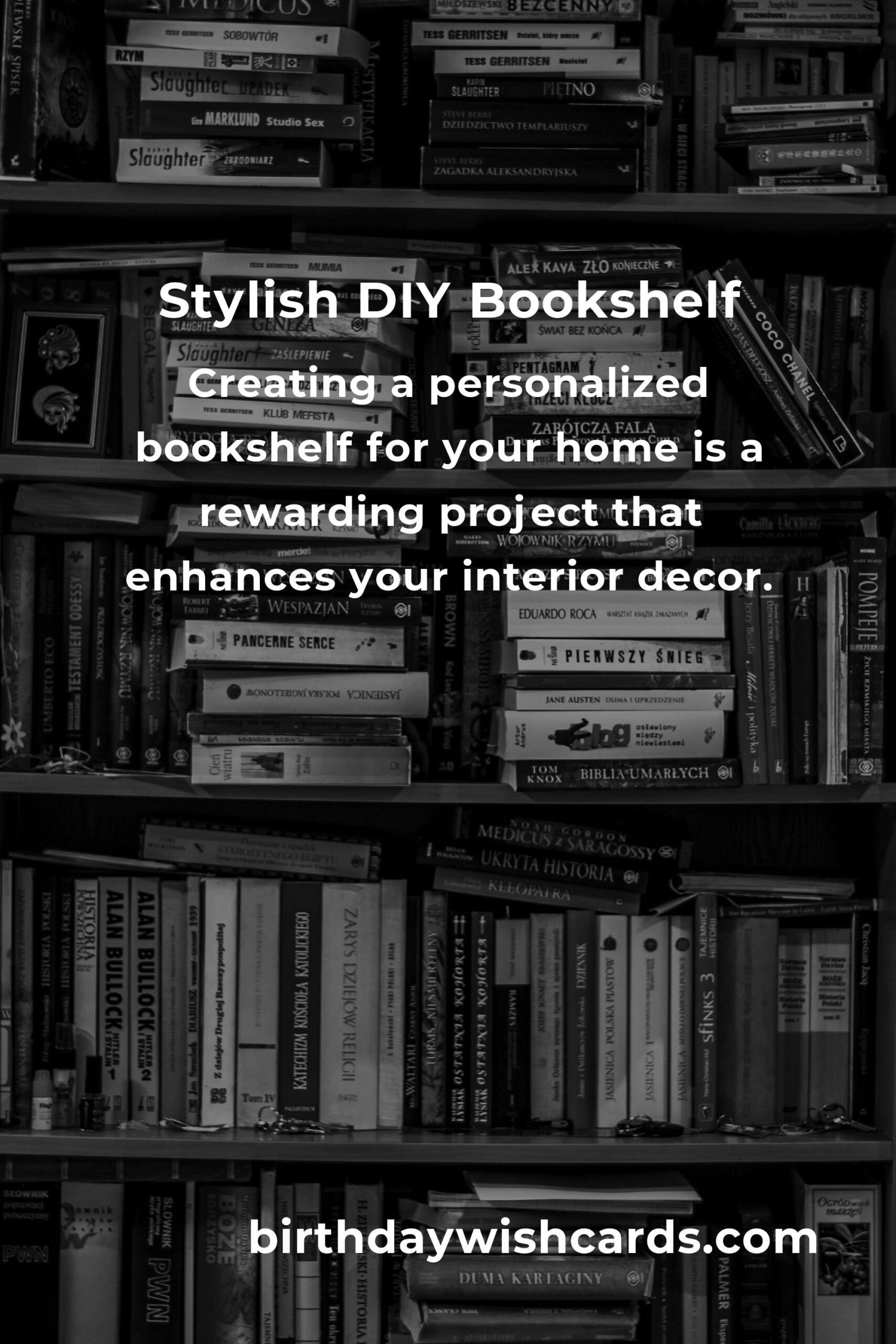 Weekend DIY: Build a Stylish Bookshelf for Your Home