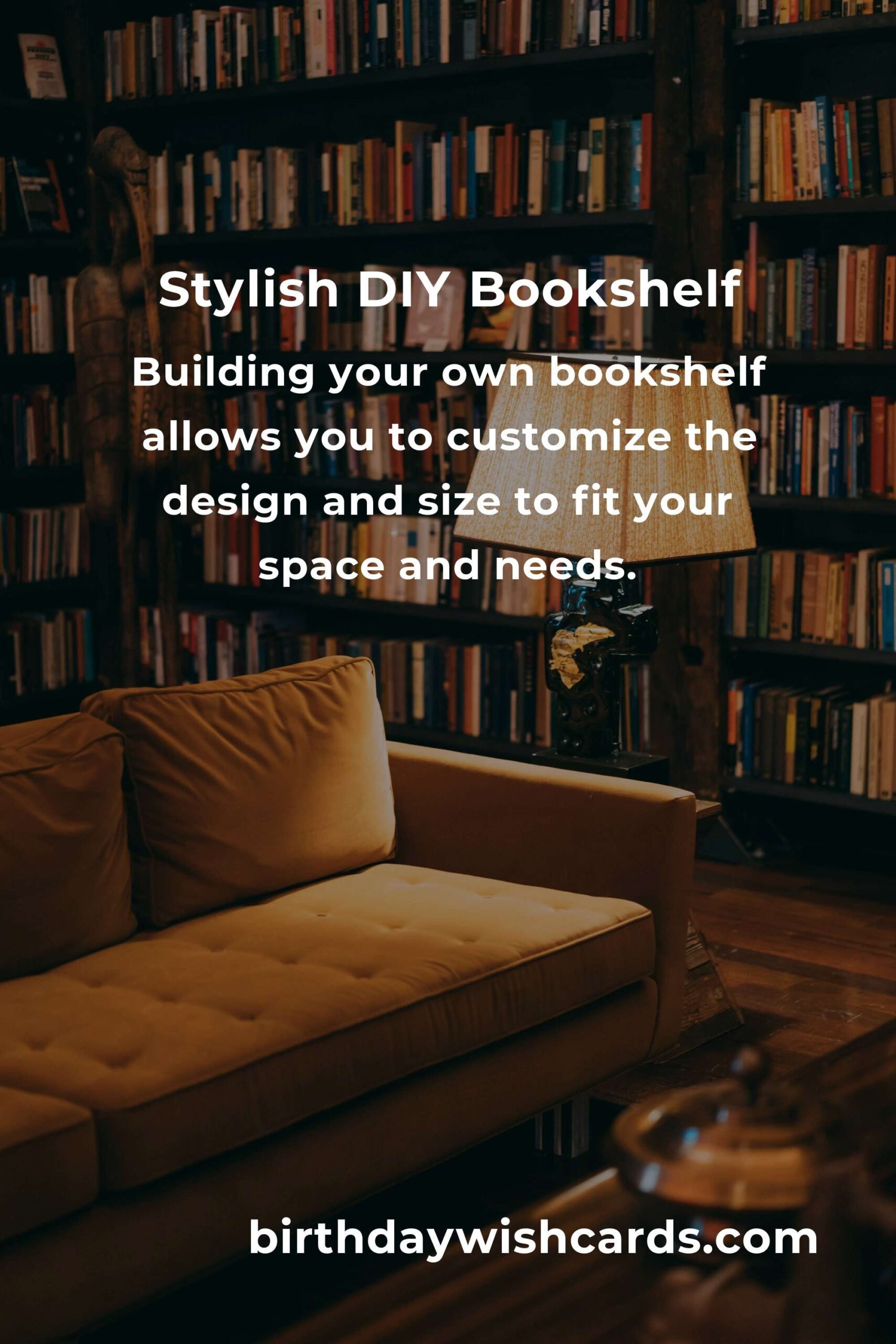 Weekend DIY: Build a Stylish Bookshelf for Your Home