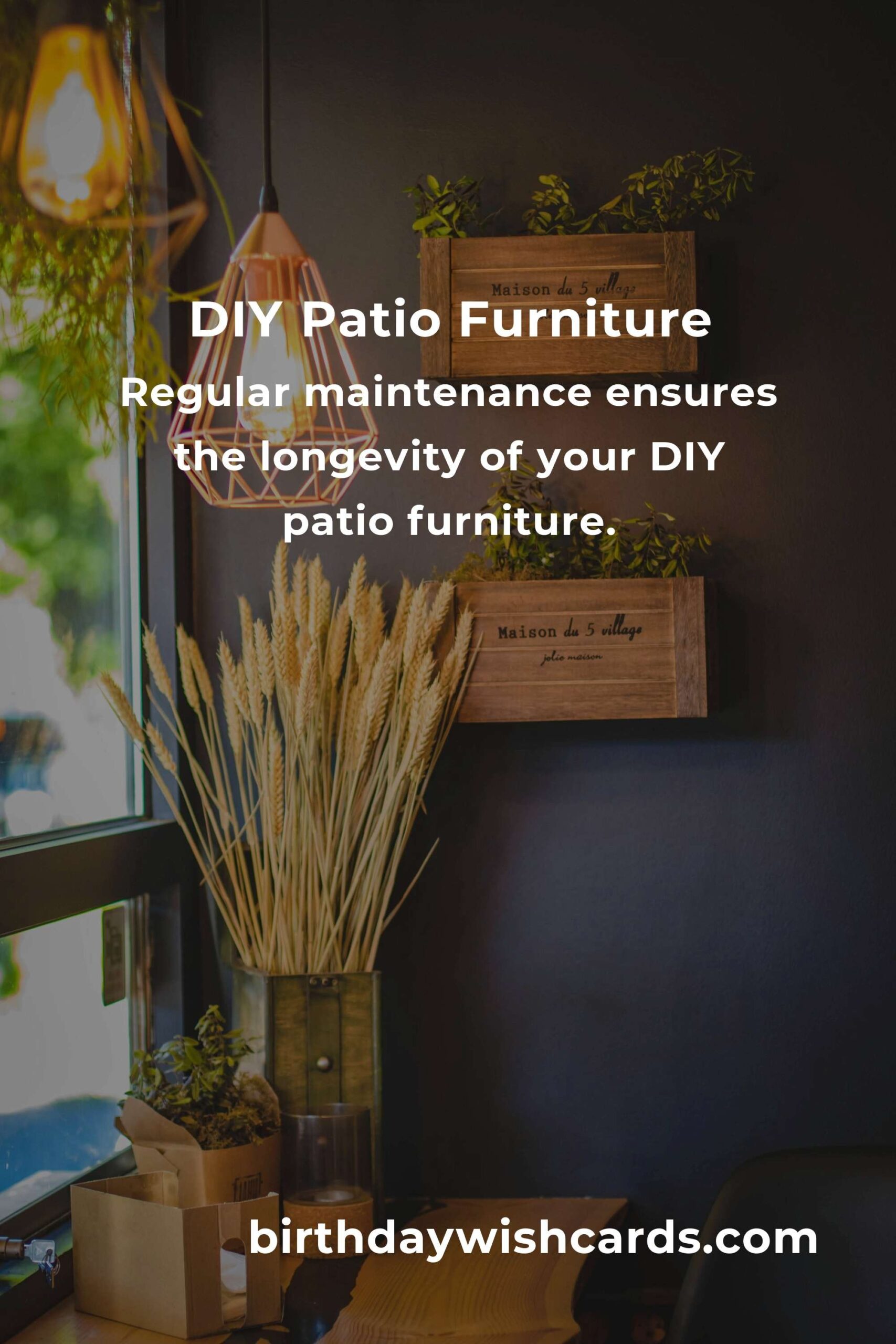 Weekend DIY: Create Stunning Patio Furniture for Your Home
