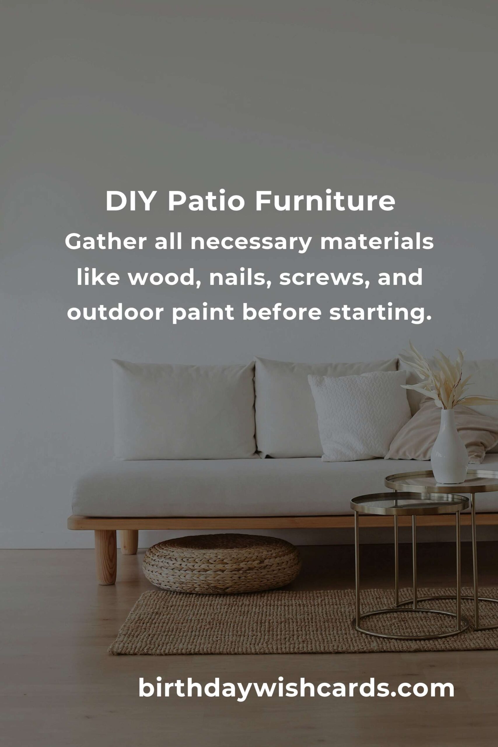 Weekend DIY: Create Stunning Patio Furniture for Your Home