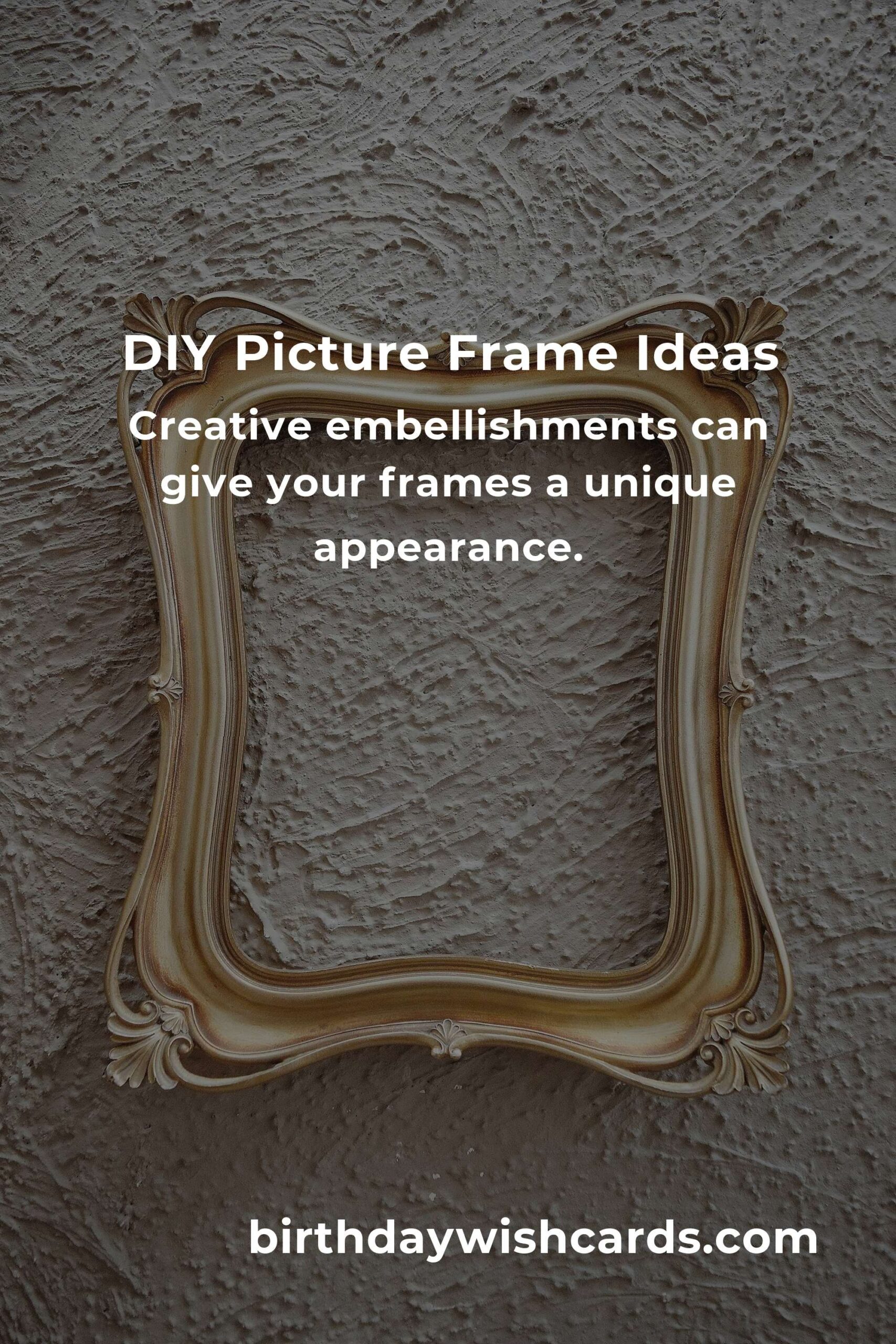 Weekend DIY: Create Stunning Picture Frames for Your Home